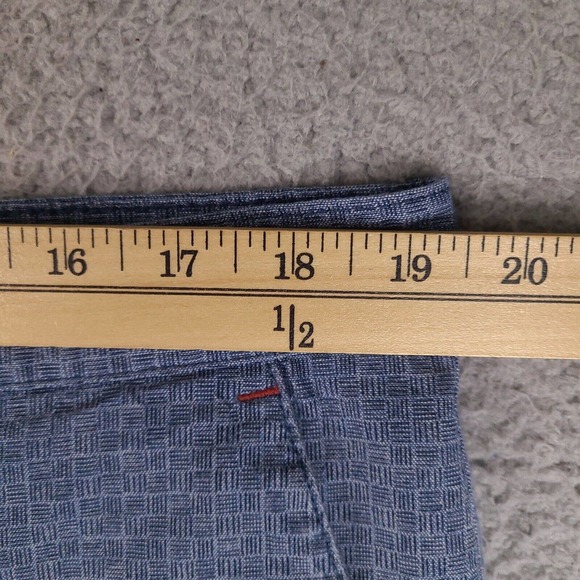 Southern Pines Shorts‎ Mens 38 Blue Chino Geometric Dad - Picture 11 of 13
